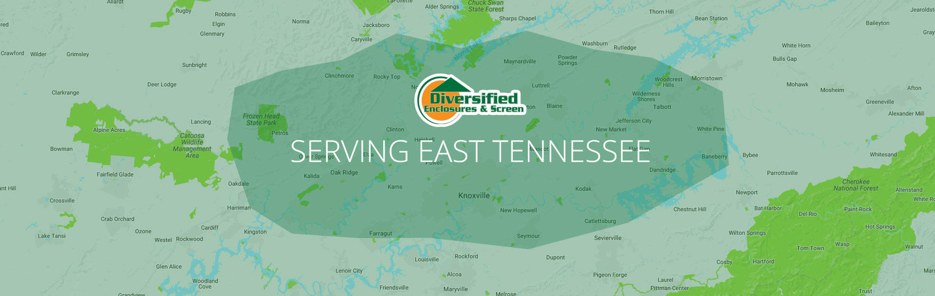Our Service Area in Tennessee